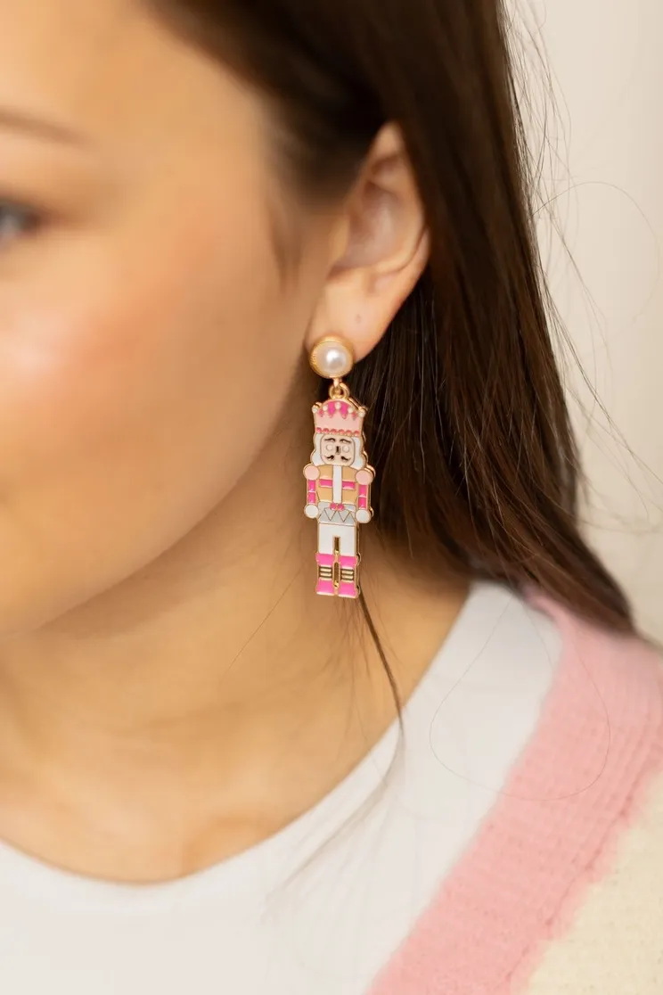 Nutcracker Earrings Hand-Painted