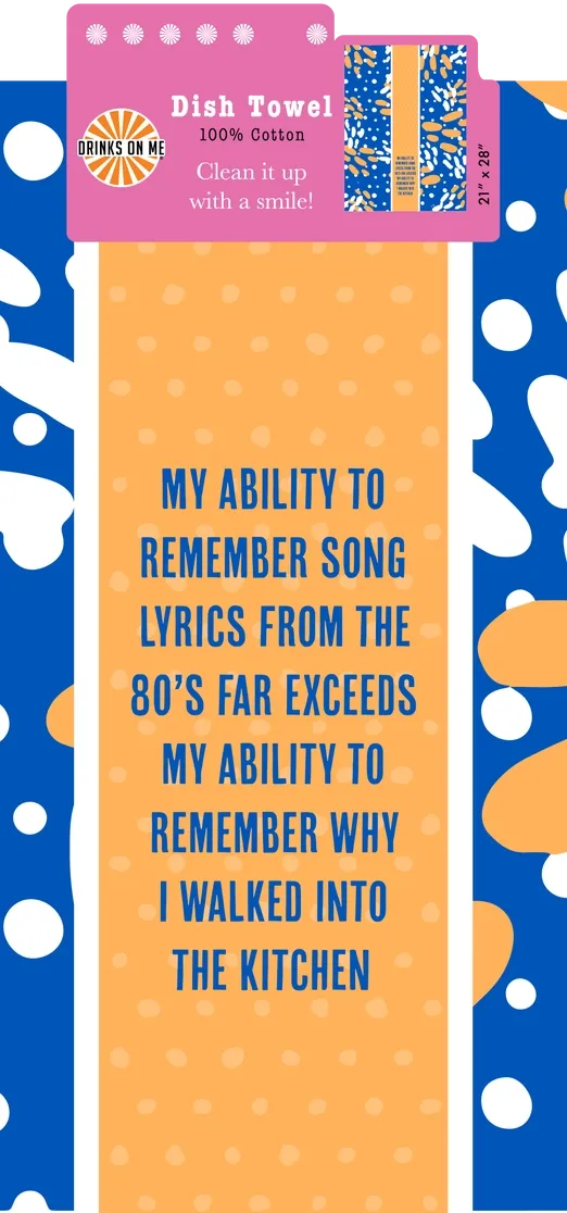 DISH TOWEL: Song Lyrics