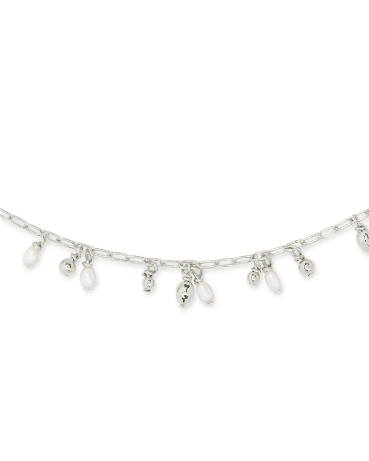 Mollie Choker Necklace-Silver