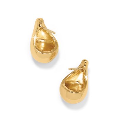 Nile Petite Post Earrings-Gold