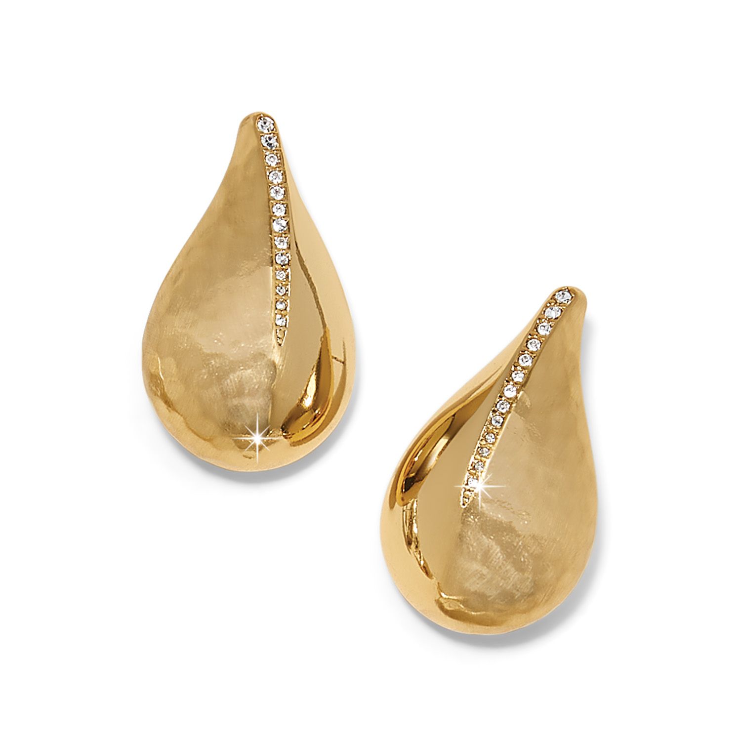 Nile Large Post Earrings-Gold