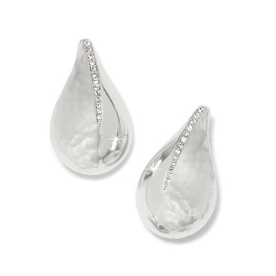 Nile Large Post Earrings-Silver