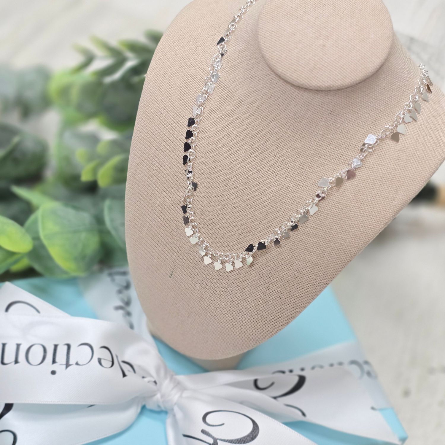 TWINKLE HEART STERLING SILVER NECKLACE