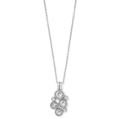 Constella Cluster Necklace-Clear