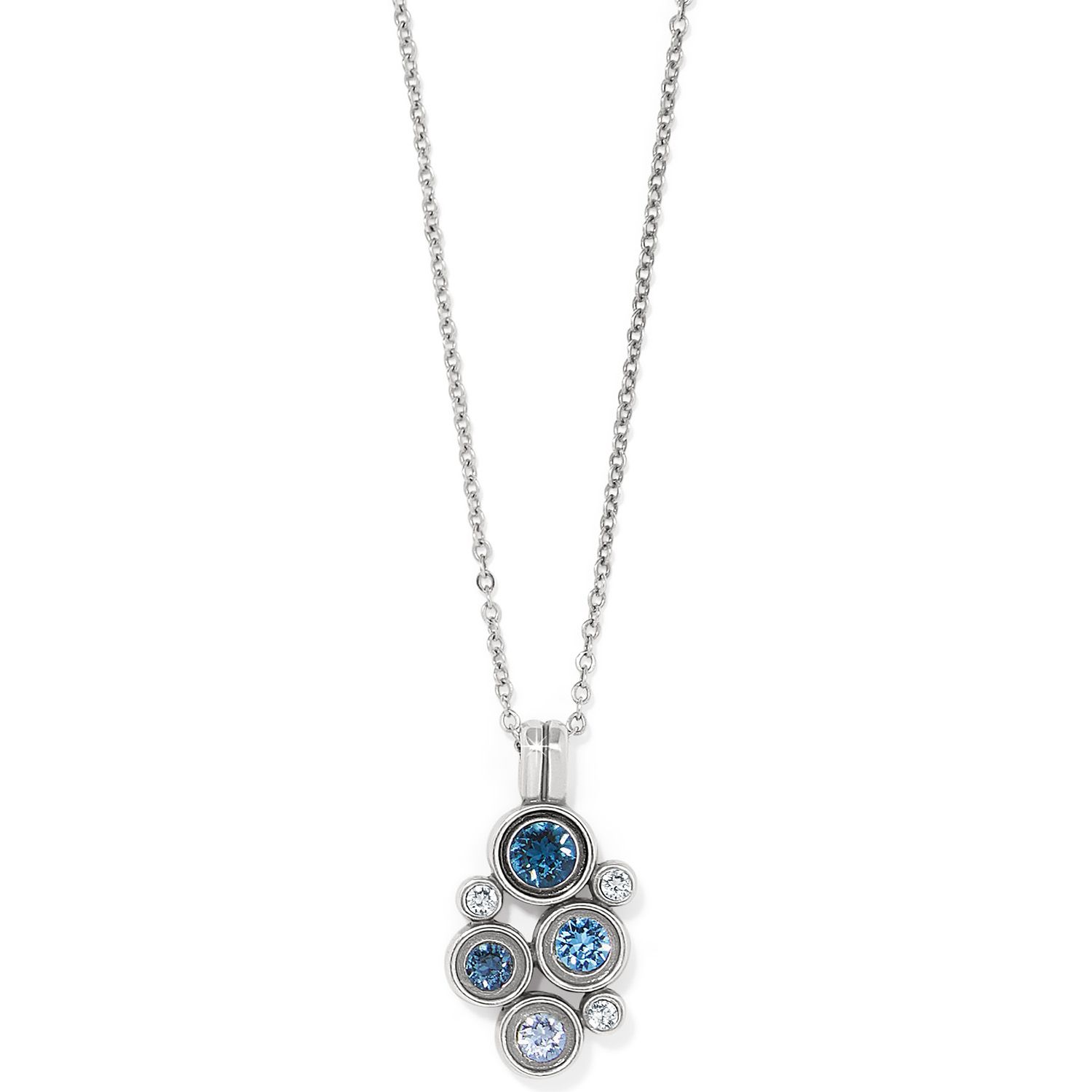 Constella Cluster Necklace-Blues