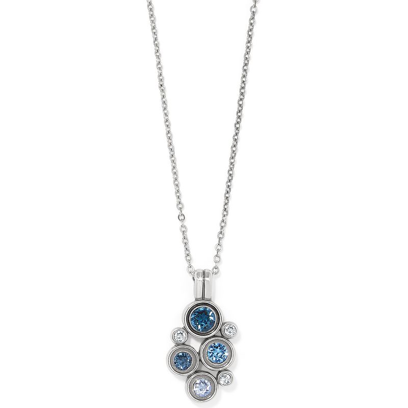 Constella Cluster Necklace-Blues