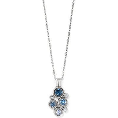Constella Cluster Necklace-Blues