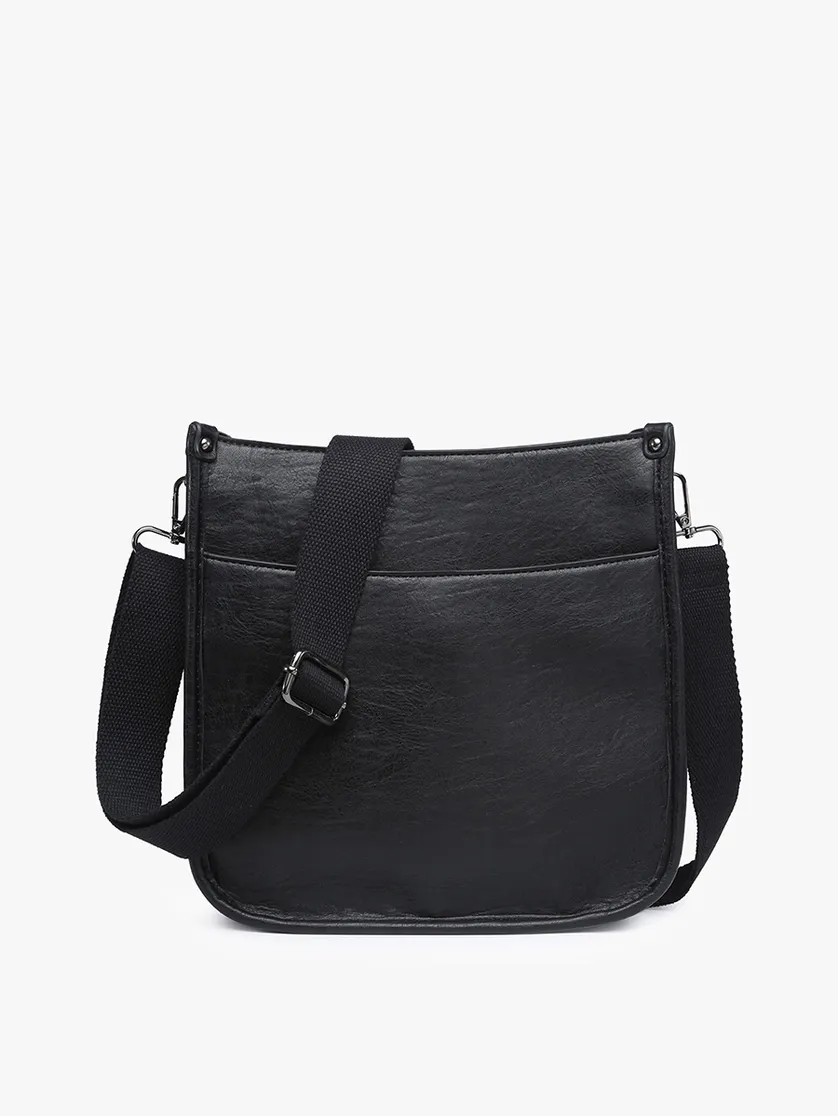 Posie Crossbody w/ Removable Strap-Black