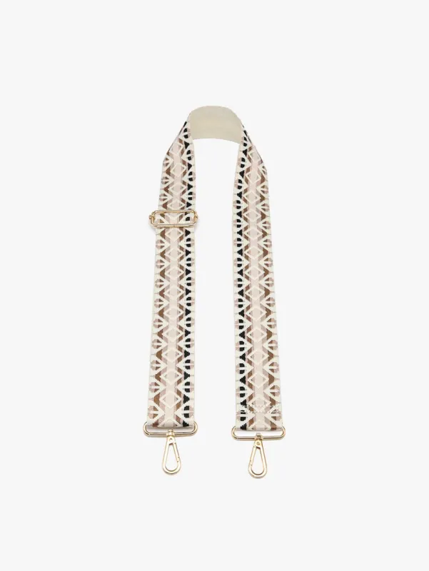 Bohemian Guitar Strap-Beige