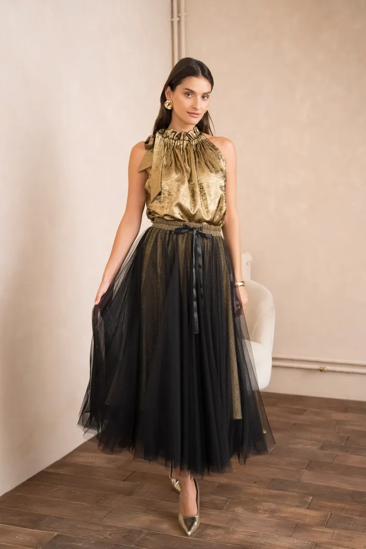 Aria Tulle Skirt with Glitter Lining