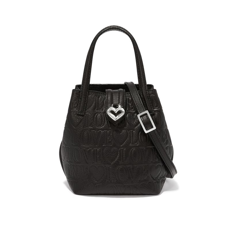 Madly in Love Small Tote-Black