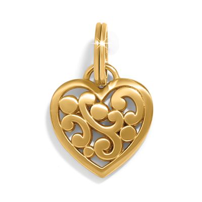 Contempo Heart Charm-Gold