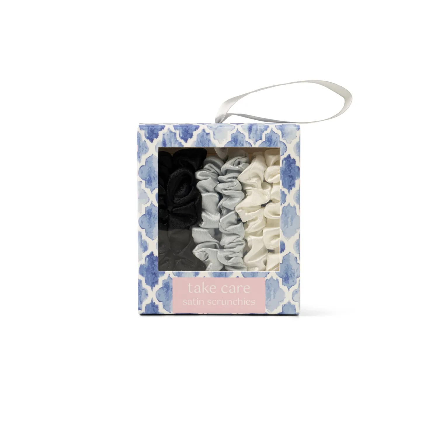 Crush Take Care Satin Scrunchies, Color: Blue