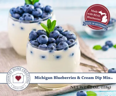 Taste of Michigan - Michigan Blueberries &amp; Cream Dip Mix