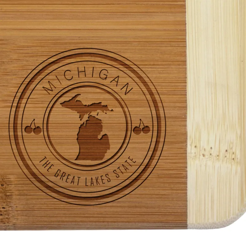 Michigan State Stamp Series Bar Board