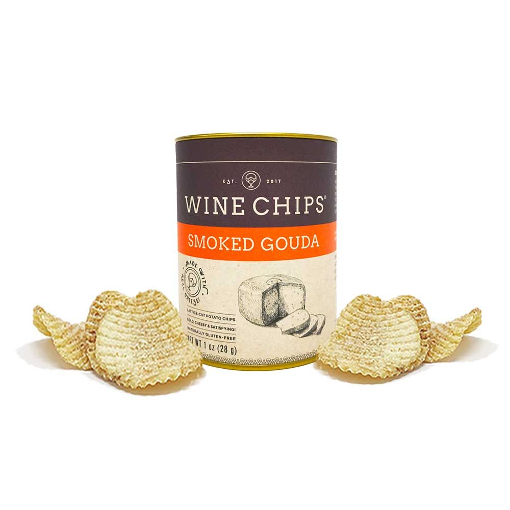 Smoked Gouda Wine Chips