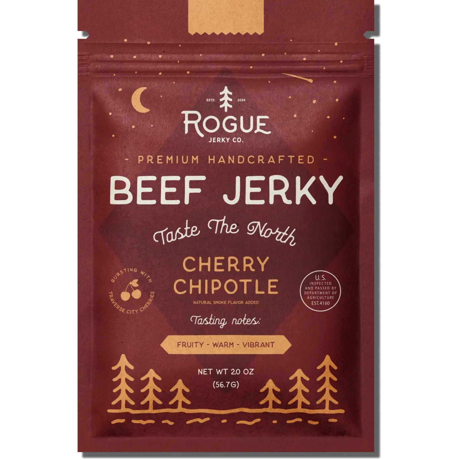 Taste the North Beef Jerky, FINISH: Cherry Chipotle