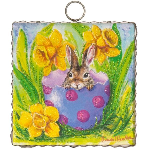 Bunny In Daffodils Print