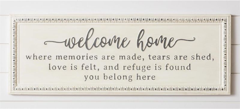 Sign - Welcome Home