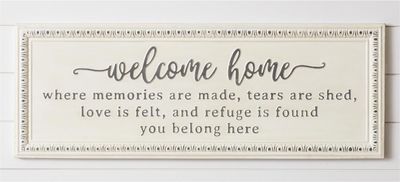 Sign - Welcome Home