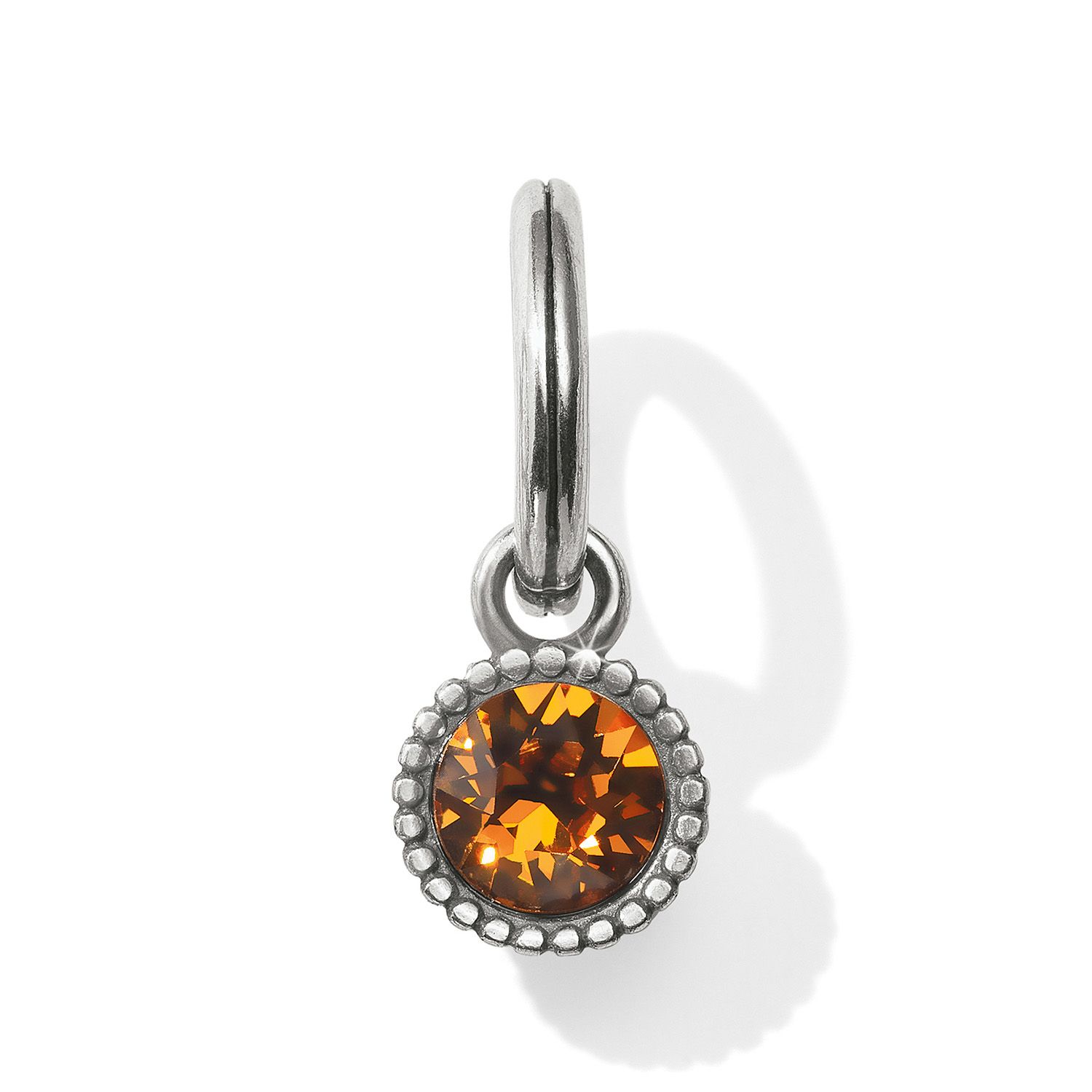 Glitz Birthstone Amulet-Orange