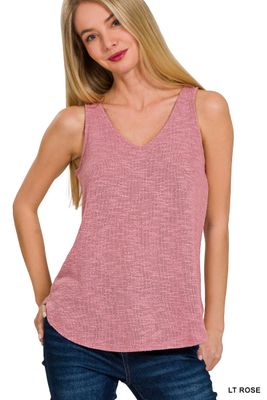 V-Neck Slub Cami