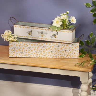 Watercolor Bee Bin Set