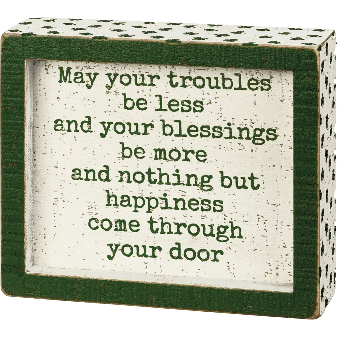 May Your Blessings Be More Inset Box Sign