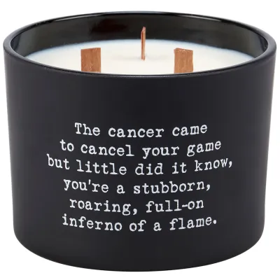 Cancer Poetry Candle