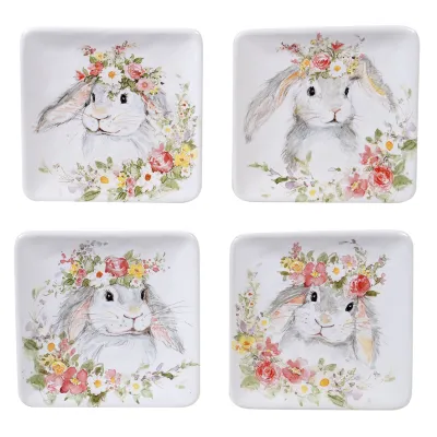 Sweet Bunny Easter Canape Plate