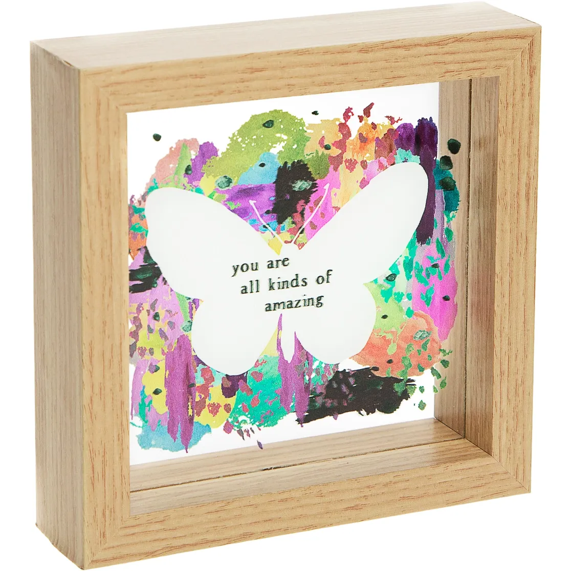 Amazing  Framed Glass Plaque