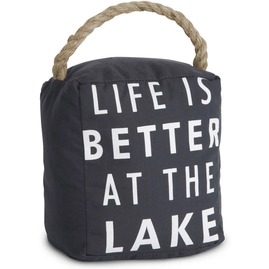 At the Lake Dark Gray Door Stopper