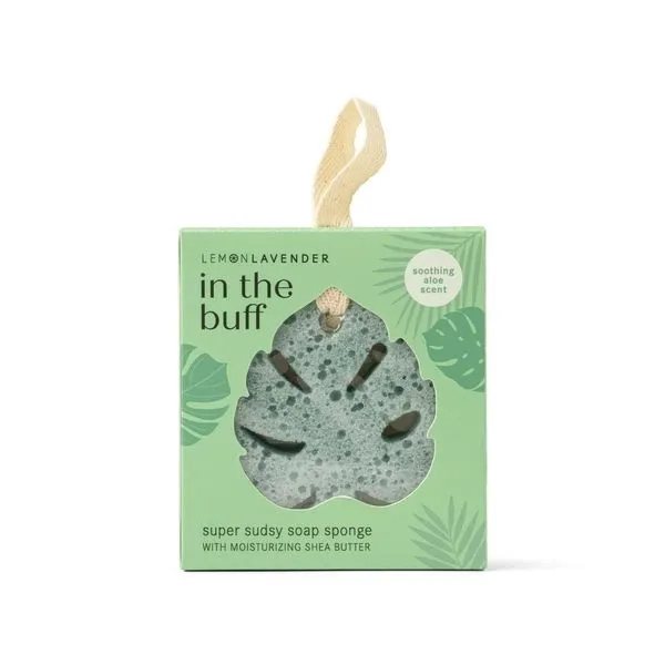 In The Buff Super Sudsy Soap Sponge, Color: GREEN