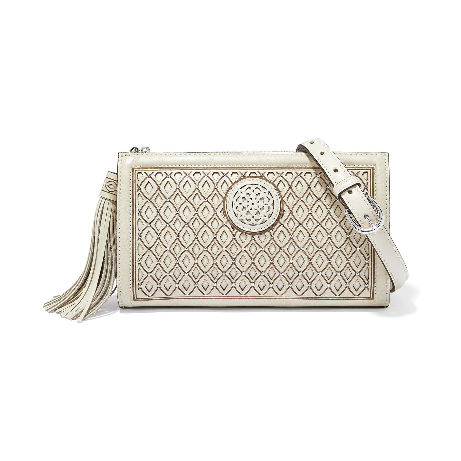 Michela Cross Body-White