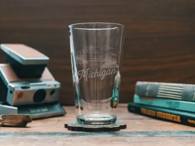 Michigan State Drinking Glasses