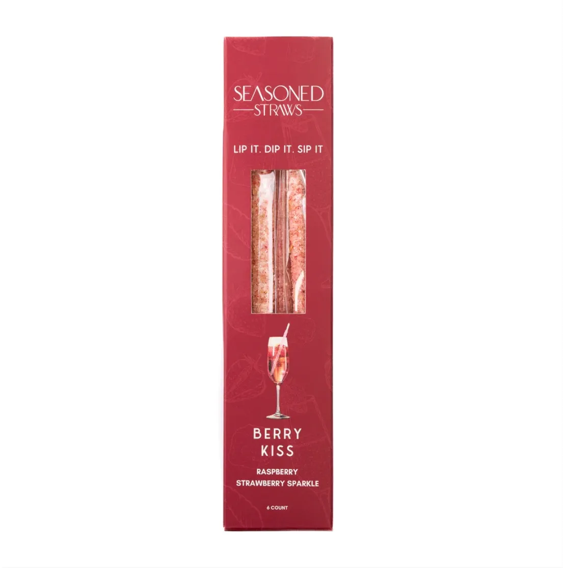 Berry Kiss Seasoned Straws