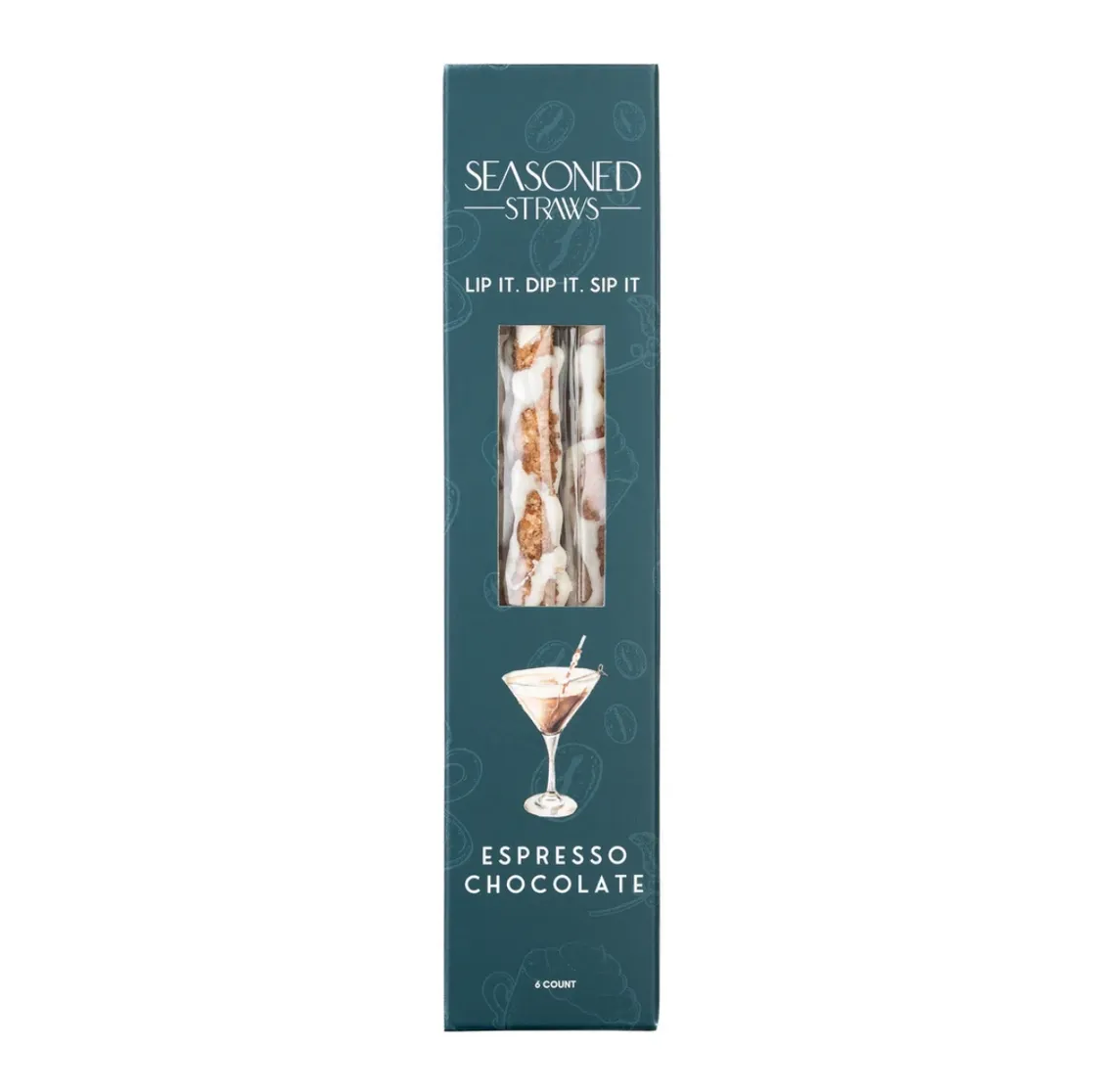 Espresso Chocolate Seasoned Straws