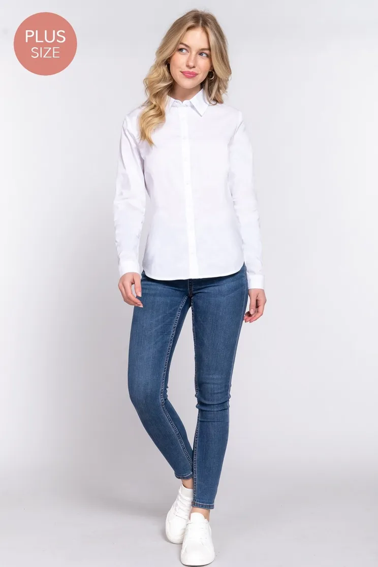 Stretch Poplin Shirt