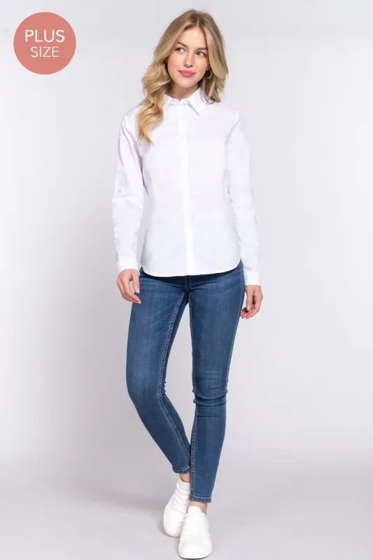 Stretch Poplin Shirt