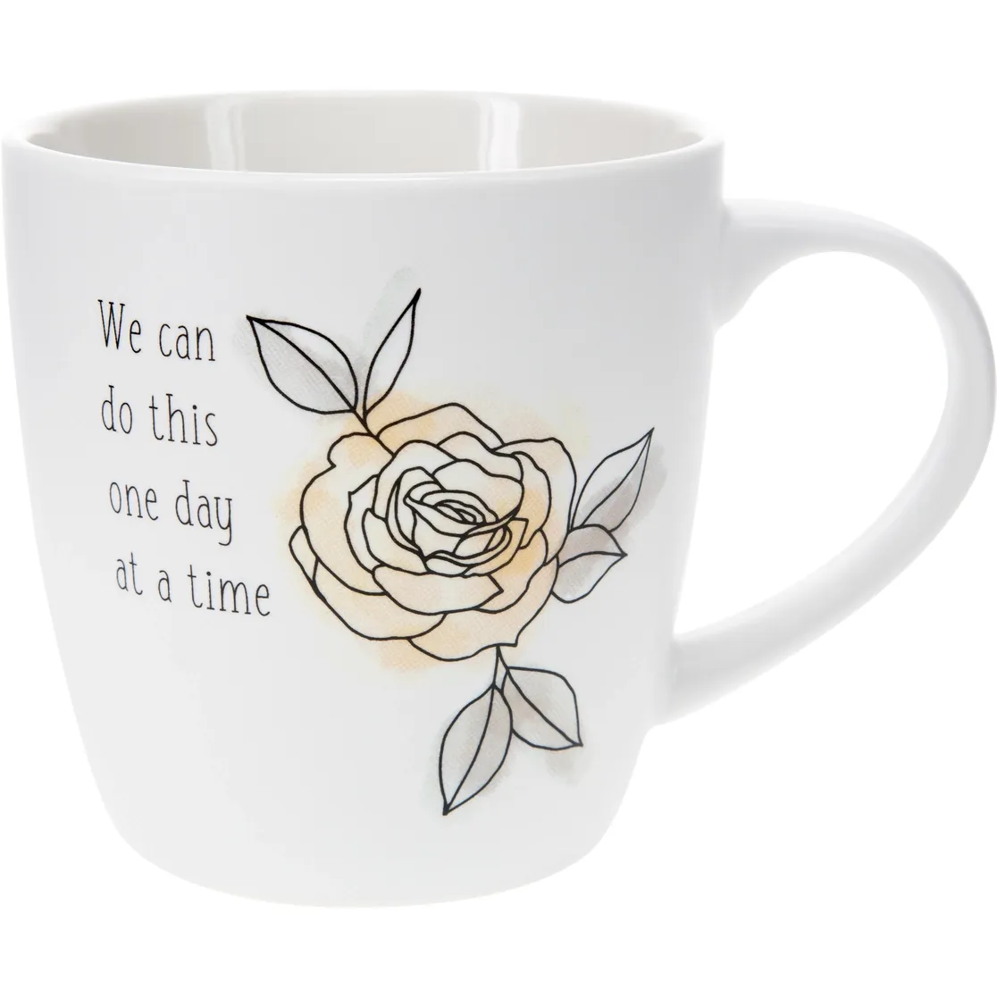 One Day at a Time - 17 oz Cup with Coaster Lid