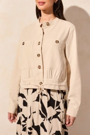 Jacket with Drawcord