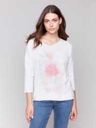 Printed Long Sleeve Top
