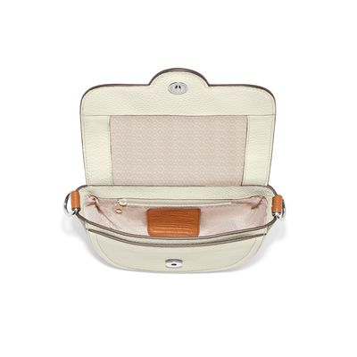 Emmie Flap Bag-White
