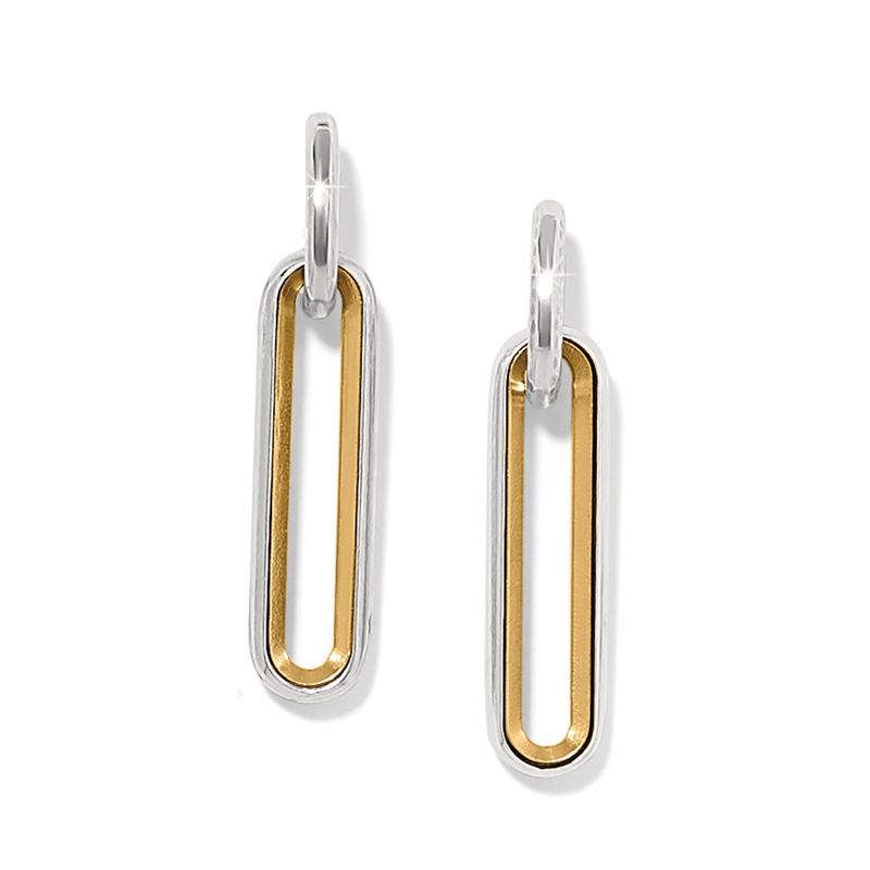 Ferrara Medici 2Tn Long Post Drop Earring