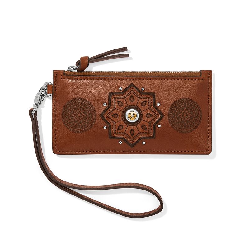 Mosaic Card Pouch-Russet