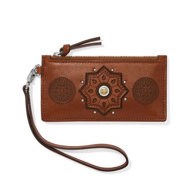 Mosaic Card Pouch-Russet