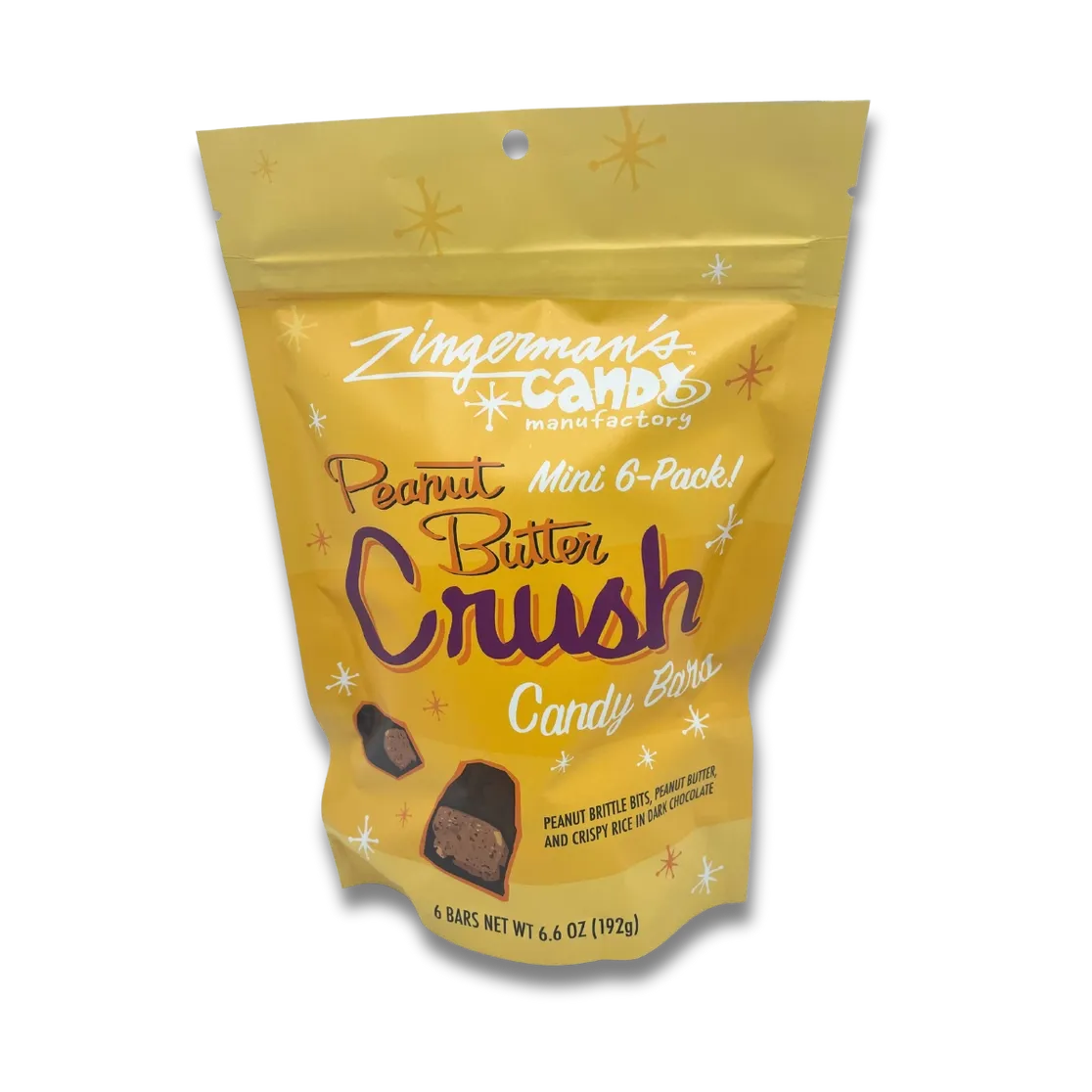 6-Pack Mini Peanut Butter Crush Candy Bars