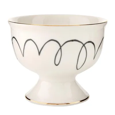 Ceramic Ice Cream Bowl - Squiggles