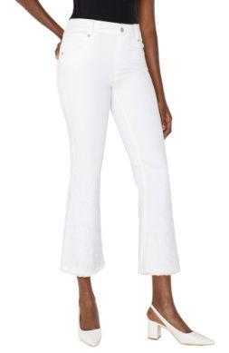 Gia Glider Crop Flare w/Fray Hem 25.5&quot; ins