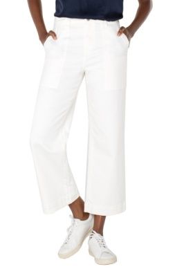 Stride Hi-Rise Wide Leg Crop w/Patch Pocket 26&#39;